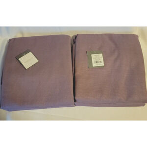 Threshold Single Panel Curtain Set of 2 Refined Plum Purple Grommet 54"x95"